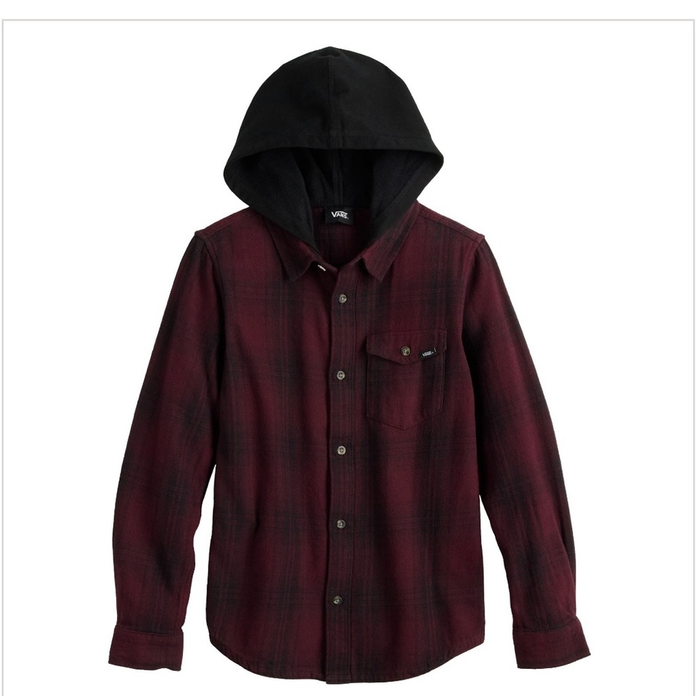 Vans Fusion hooded button down shirt